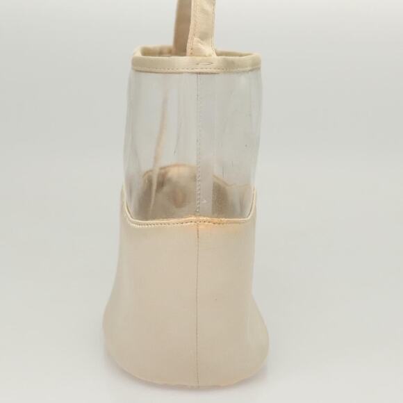 PRADA Hand Bag Vinyl Clear Beige - Picture 4 of 12